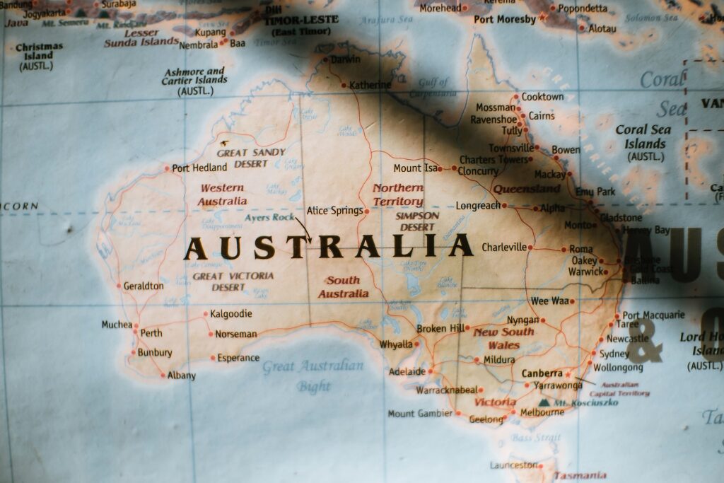 Australia map